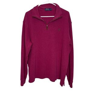 Polo Ralph Lauren Men's Estate Rib Quarter-Zip Pullover Sweater Size XL